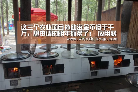 这三个农业项目补助资金不低于千万,想申请的明年抓紧了!_应用获取(图3) 客户端安装